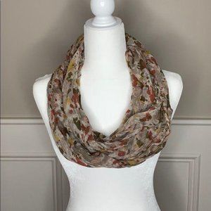 Lightweight Patterned Infinity Scarf
